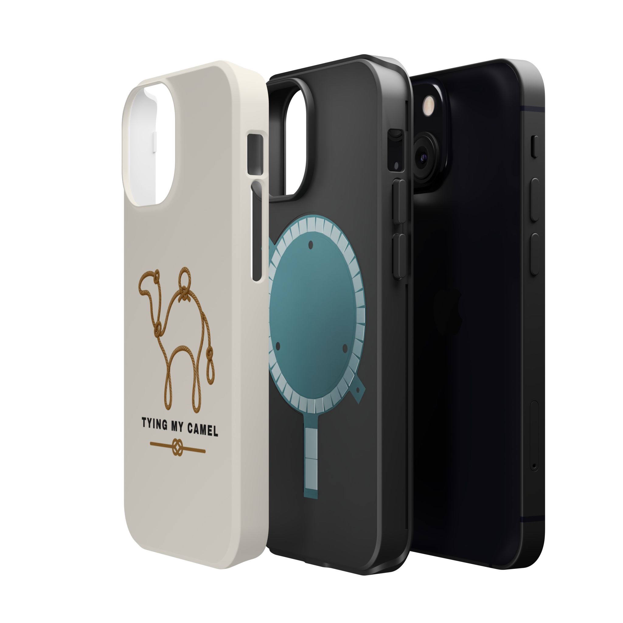 Phone Case — Minimal 'Tying My Camel' Camel Outline Magnetic Impact-Resistant Case - Image 48