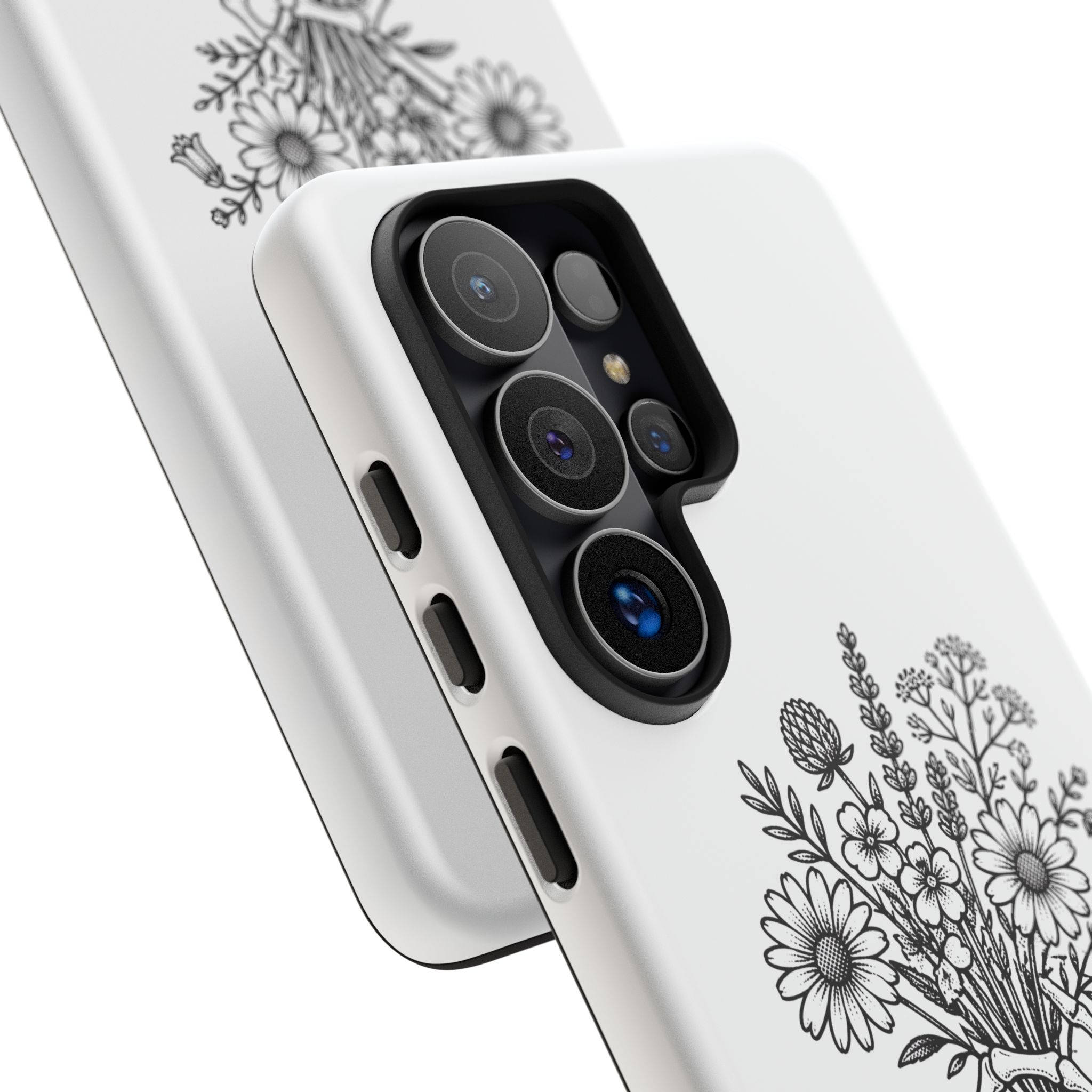 Phone Case — 'Bloom Anyway' Skeleton Hand Floral Protective Cover - Image 120