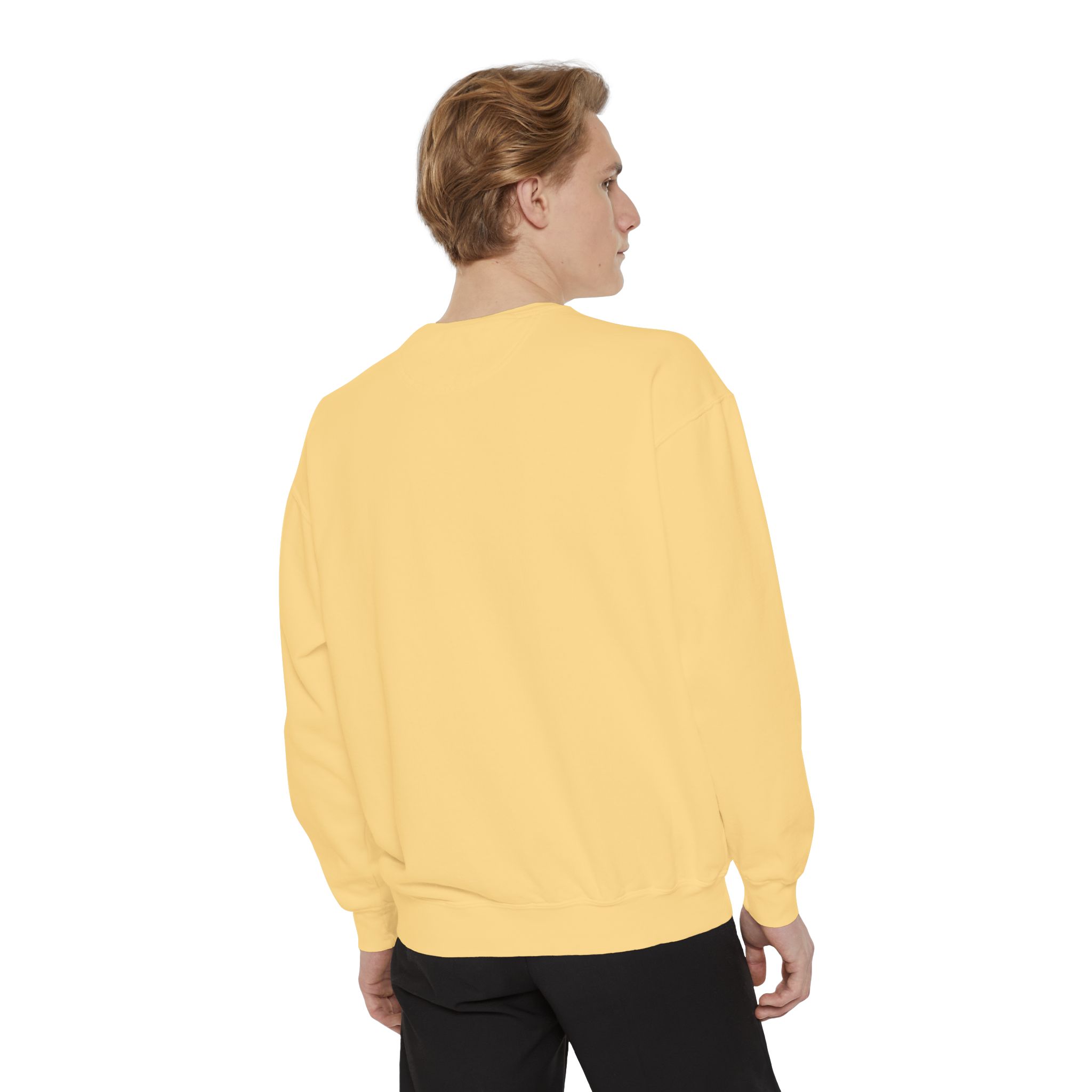 Tying My Camel Sweatshirt — Minimal Camel Outline Graphic Sweatshirt - Image 12