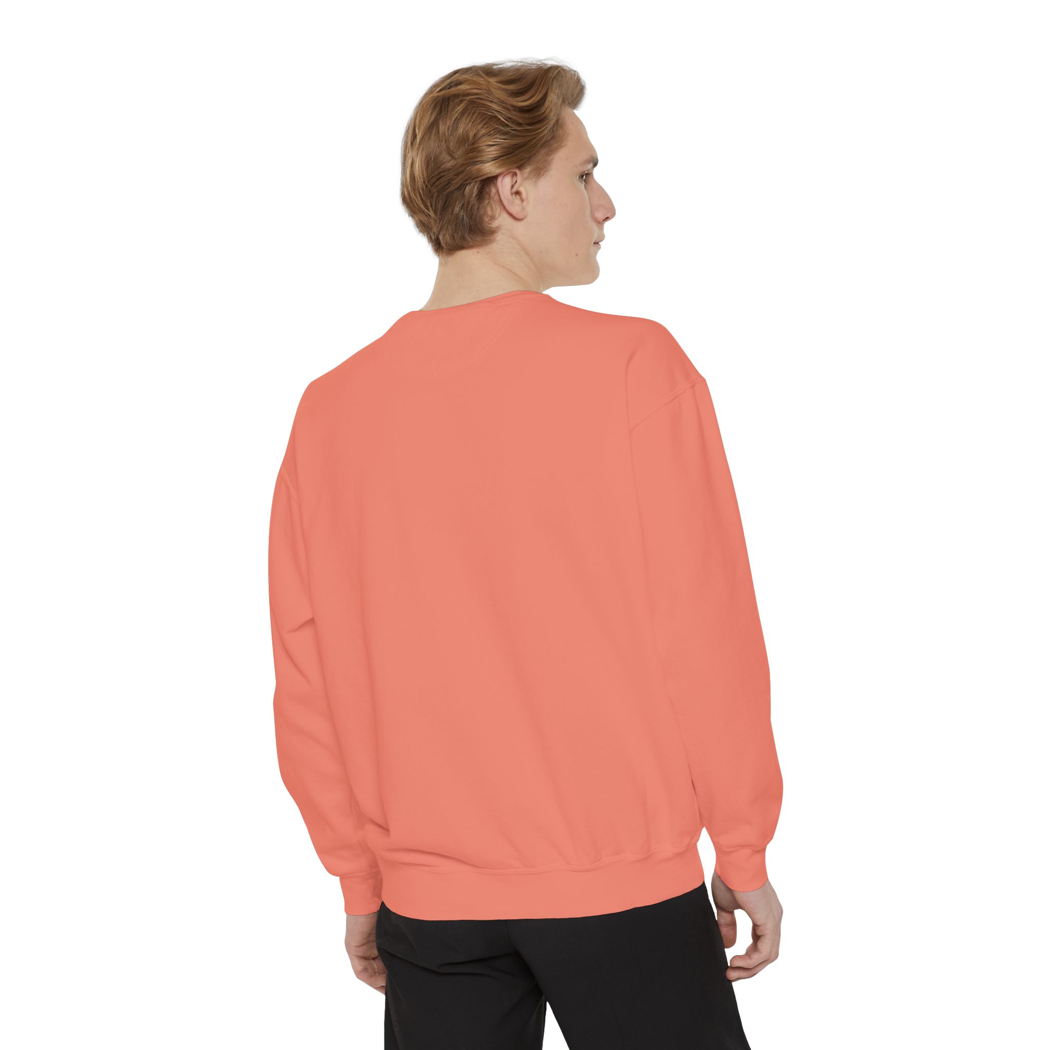 Tying My Camel Sweatshirt — Minimal Camel Outline Graphic Sweatshirt - Image 8