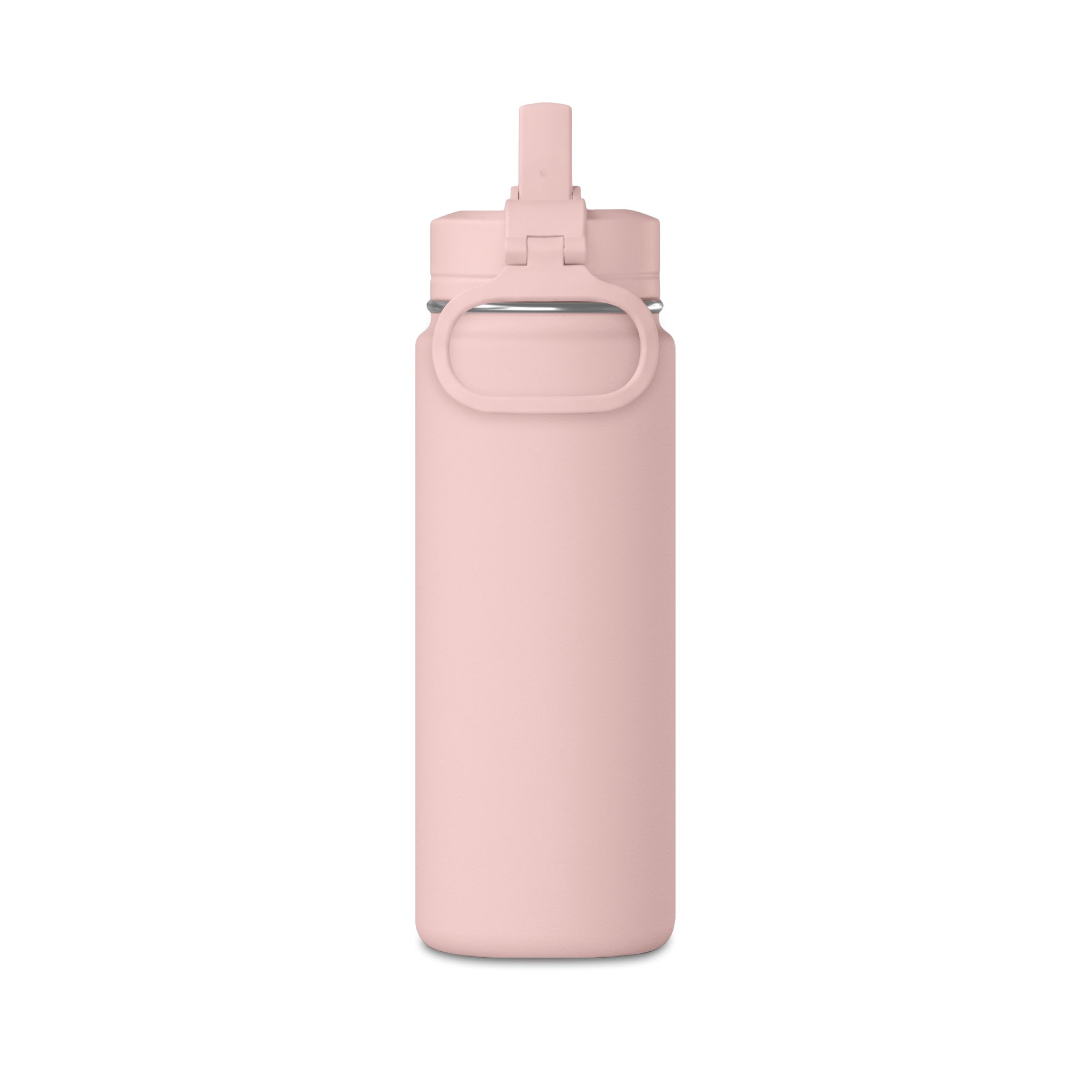Axolotl Love School Mini Water Bottle — 20oz Pink Kids Stainless Straw Bottle - Image 7