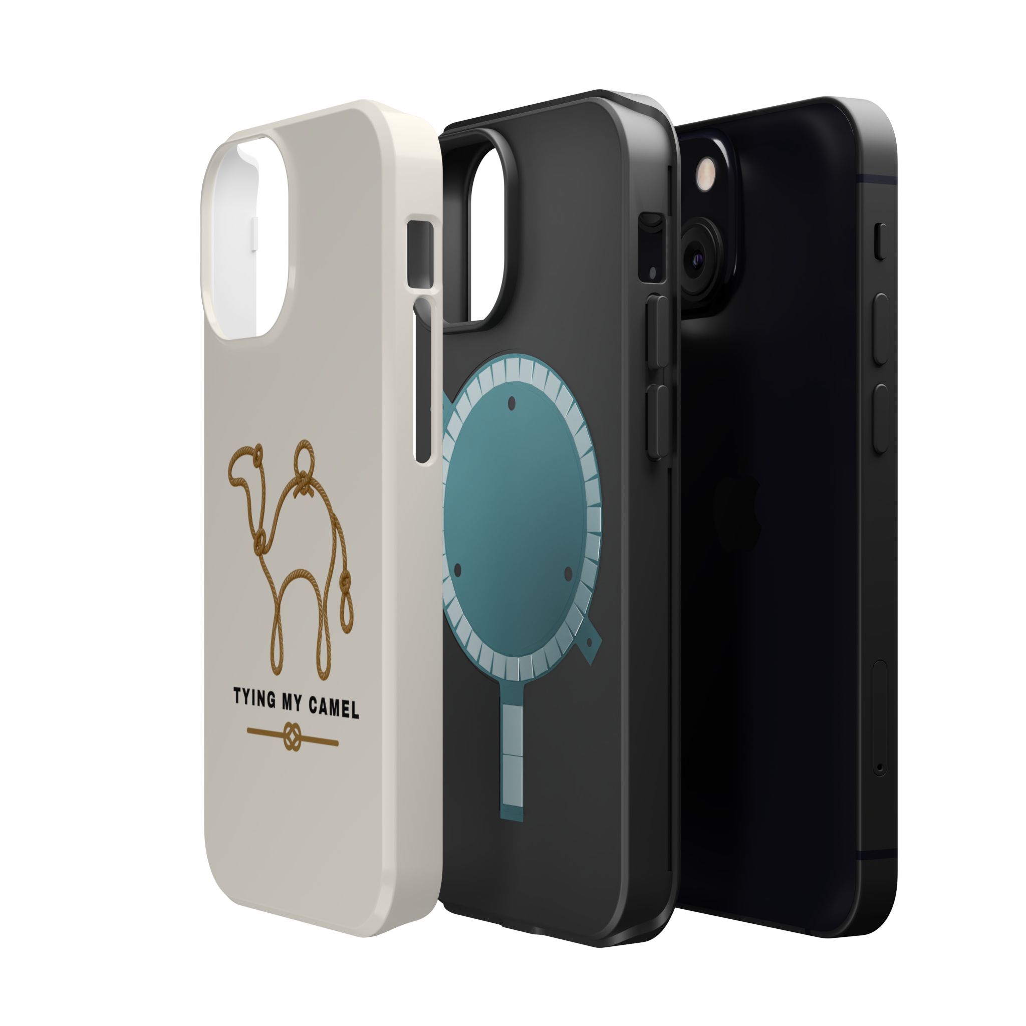 Phone Case — Minimal 'Tying My Camel' Camel Outline Magnetic Impact-Resistant Case - Image 44